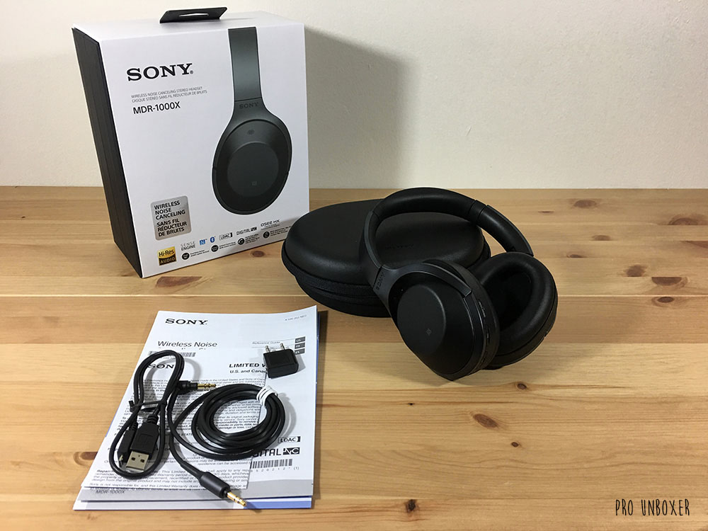 What's Inside the Box? Sony MDR-1000X Headphones 
