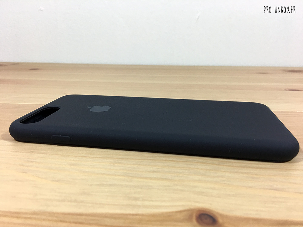 Apple iPhone 7 Plus Black Silicone Case Side